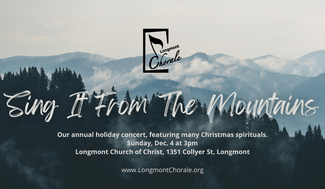 “Sing It From The Mountains” – Dec. 4