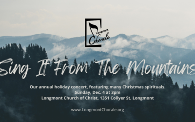 “Sing It From The Mountains” – Dec. 4